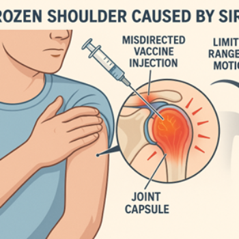 CAN ADHESIVE CAPSULITIS OR FROZEN SHOULDER BE CAUSED BY A FLU OR TETANUS SHOT?